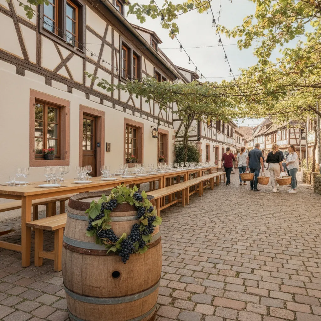 Fête des Vignerons à Eguisheim : 2 jours de dégustation et folklore alsacien